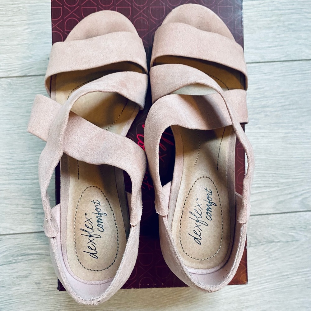 DexFlex Comfort Kerry Wedge - Blush - Picture 2 of 5